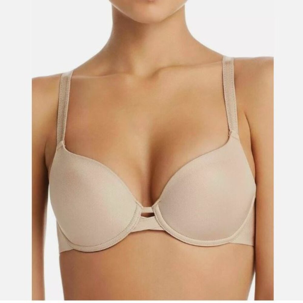 Chantelle Paris 17A6 Modern Flex Underwire Memory Foam Bra Nude New Size 34DDDD